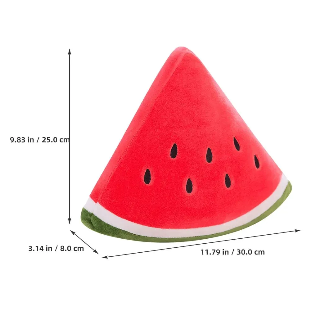 Lovely Watermelon Themed Throw Pillow Soft Supple Home Decor Cushion for Couch Sofa Bedroom Office Car and Living Space — image 6