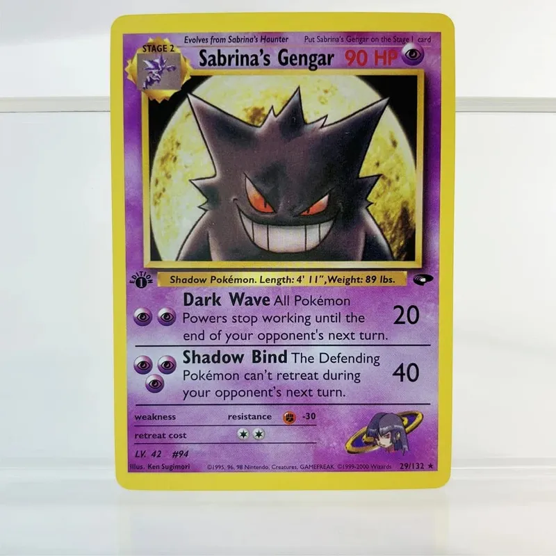 PKMฟอยล์Proxyการ์ดGENGAR & MIMIKYU GX DARK GENGARงานอดิเรกคอลเลกชันเกมBattleที่ดีที่สุดของขวัญPTCGการ์ด — image 12