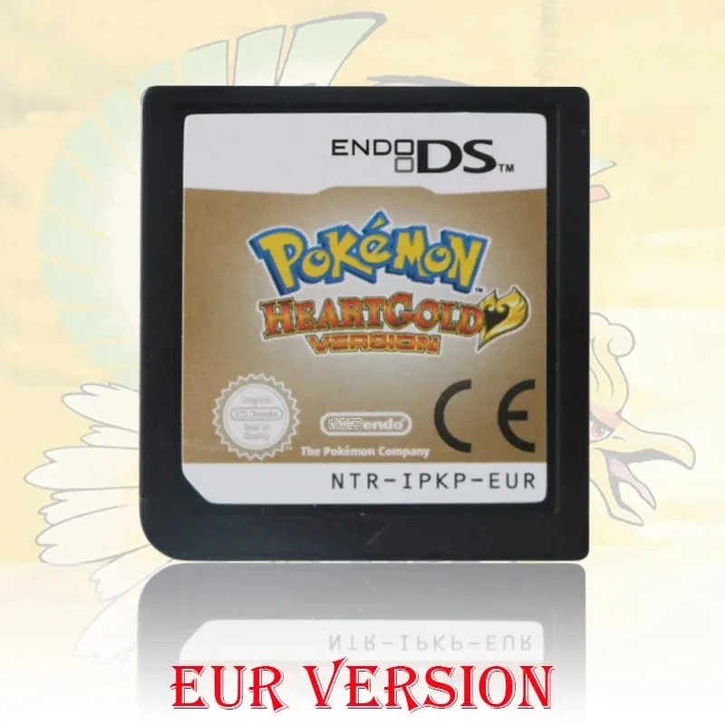 (USA EUR AUS) pokemon สีดำสีขาว 1/2 รุ่นคุณภาพสูงแท้ 1:1 แบบจำลอง DS เกมสำหรับ DS 2DS 3DS คอนโซล — image 18
