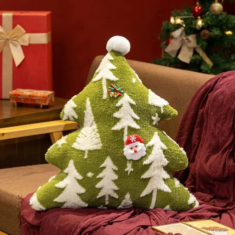 1PC Christmas Tree ตุ๊กตาโยนหมอนโซฟาเบาะ Home Christmas Party ตกแต่งฤดูหนาวของขวัญ — image 9