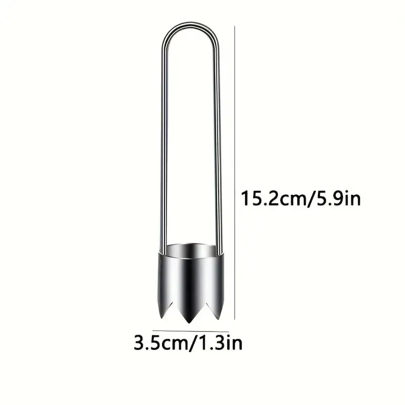 Paslanmaz Çelik Meyve Sebze Tart Verimli Çekirdek Sökücü Aracı Elma Biber Domates Salatalık Kolay Ev Mutfak Gadget — image 7