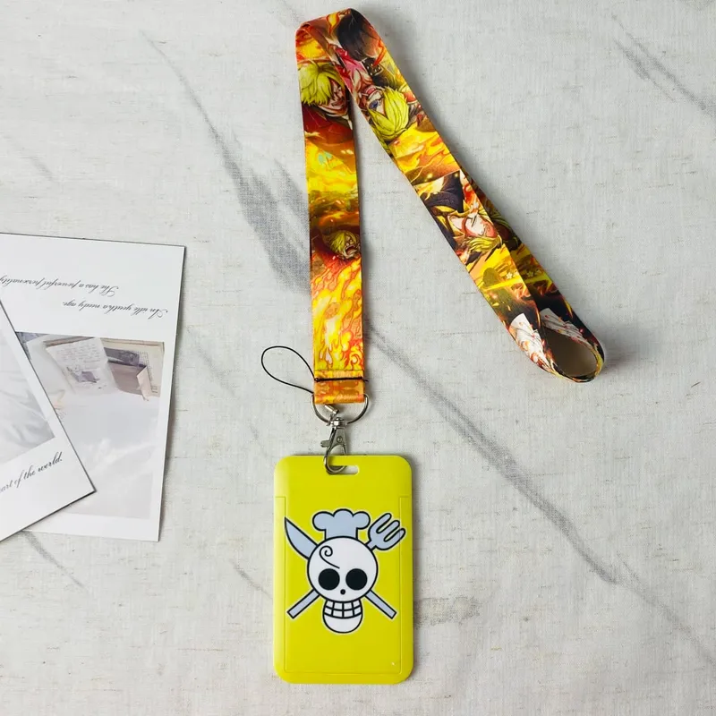 Anime Cartoon Credential Holder Keychains Neck Lanyard For Pass Card Anime Credit Card Holder Keychain Straps Wholesale — image 13