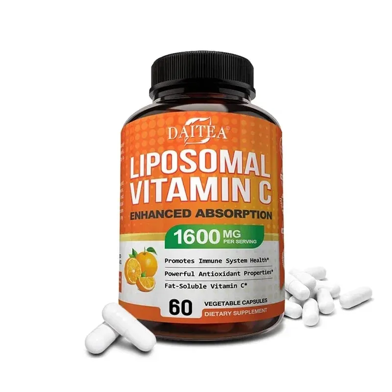 Vitamin C Liposomal 1600 Mg - Vitamin C Larut Lemak Sangat Boleh Serap Vitamin C Antioksidan Sistem Imun & Penggalak Kolagen — image 9