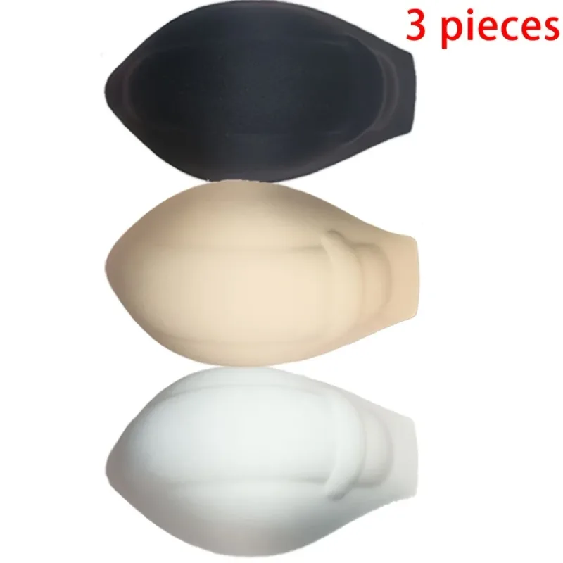 1/3 Buah Bantalan Pakaian Dalam Peningkat Pria Bahan Spons Tahan Cahaya Desain Titik Cembung 3D Cocok untuk Celana Renang Acara Lain — image 17