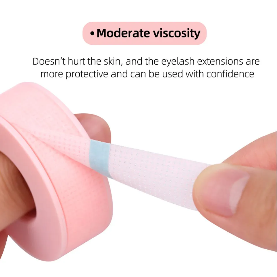 5/10 Rollen Silikon-Gel-Klebeband für Wimpernverlängerungen, nicht gewebt, atmungsaktiv, für empfindliche Haut, unter den Augen, Wimpernband, Make-up-Werkzeug-Versorgung — image 4
