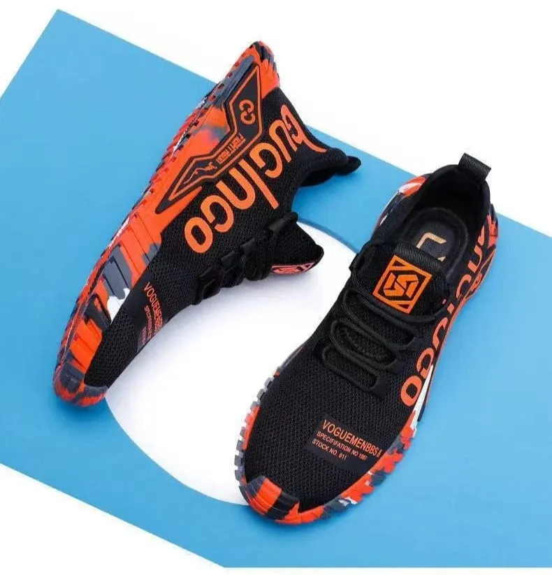 2025 Fall Breathable Thin Flying Woven Mesh Comfortable Casual Shoes Fashionable and Versatile Running Sneakers Men's Shoes — image 9