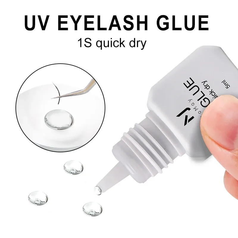0,5 Sek. Wimpernverlängerungskleber, schwarz, schnell trocknend, UV-Wimpernkleber, schwarzer Wimpernkleber, Wimpernentferner für UV-Wimpernverlängerung — image 9