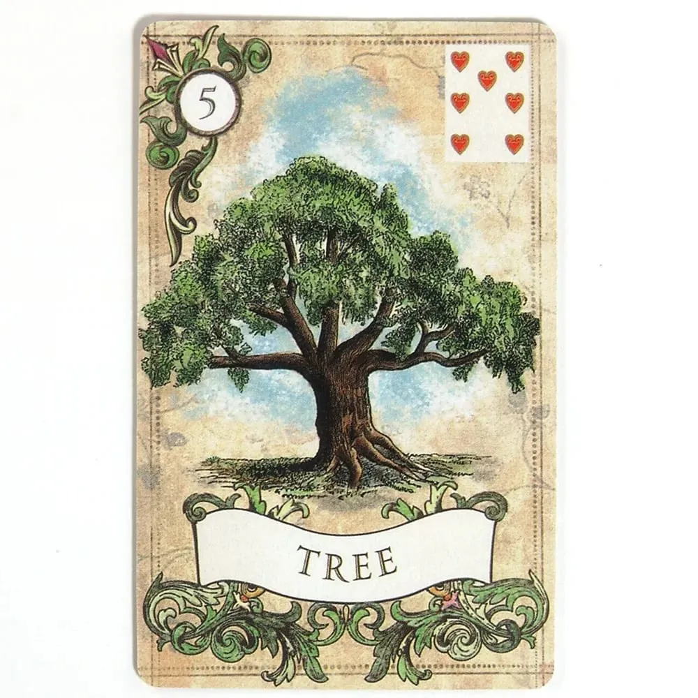 Old Style Lenormand Fortune-Telling Cards English Version A 38 Oracle Deck Divination Fate Board Games Playing Cards — image 4