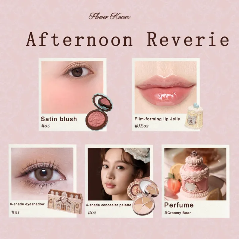 Neu eingetroffen: Flower Knows The Sweetie Bear Collection Mini Setting Powder Cookie Perfume und Dual Ended Brow Gel und Pencil — image 16
