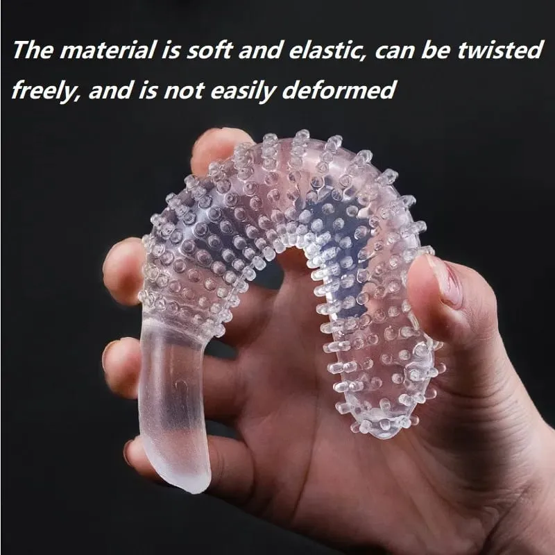 Fairy Stick Large Granule mace Soft clear Penis Anal Plug Butt Plug Sex Toys For Man Woman Couples Vaginal And Anal Stimulation — image 4