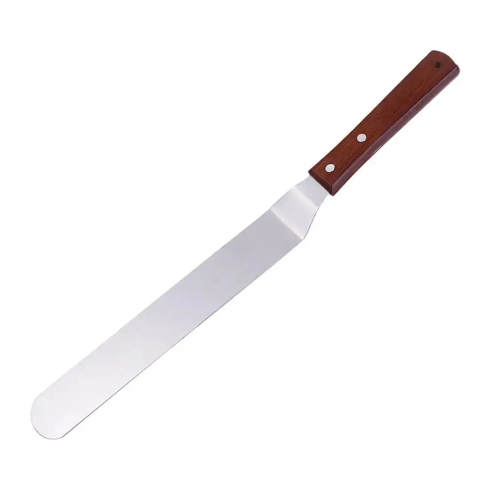 Kitchen Gadgets Stainless Steel Butter Scraper 8 Inch Comfortable Grip Cake Icing Spatula Rust-proof Jam Spreader Bread — image 14