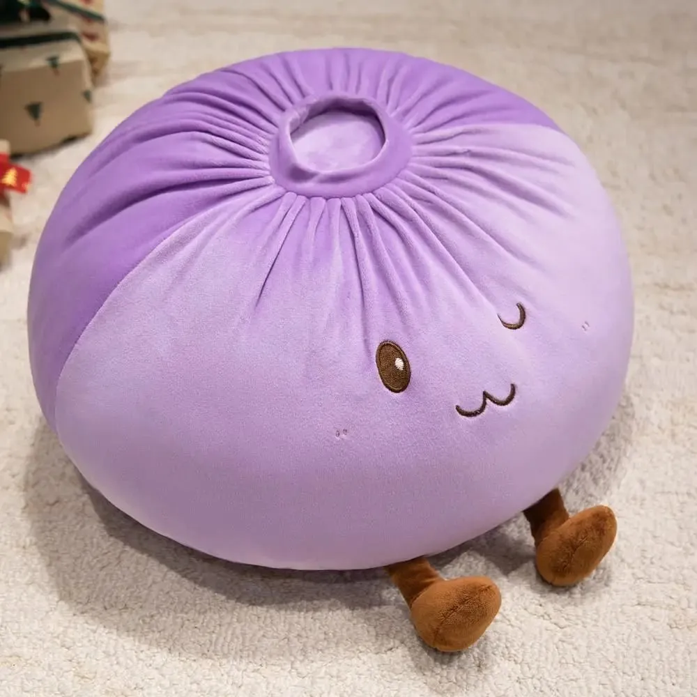 Materiale super morbido in peluche, cuscino in peluche per panino al vapore, imbottito in cotone PP, soffice e confortevole, giocattolo di peluche per alleviare lo stress — image 4