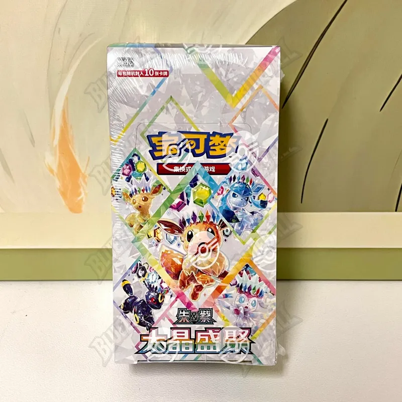 Pokemon asal Scarlet Violet Gem Pack Vol6 Kotak Nipis TCG Collectible Battle Kad Dagangan Hadiah Mainan Versi Cina Ringkas — image 17