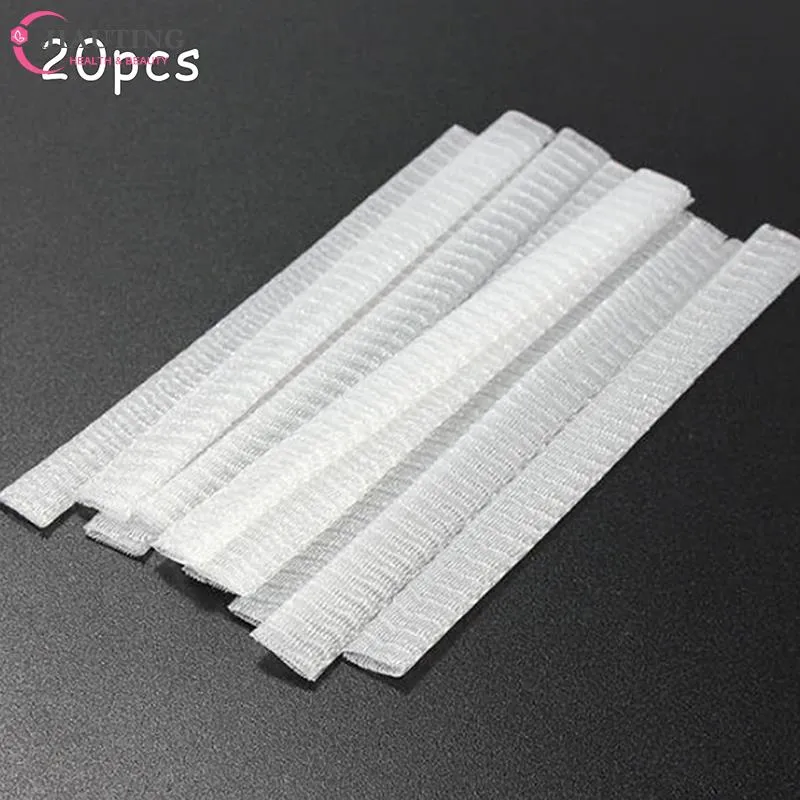 20Pcs Mesh Flexible Net Protectors Cover Sheath Beauty White Cosmetic Make Up Brushes Guards Convenient Brochas Maquillaje Tool — image 3