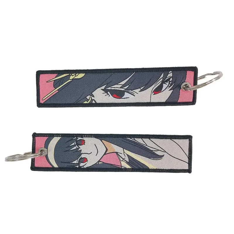 Embroidery Cool Eagle Beak Keychain Lanyard Anime Manga Series Badge Holder USB Pendant Portable Key Lanyard Accessories — image 41