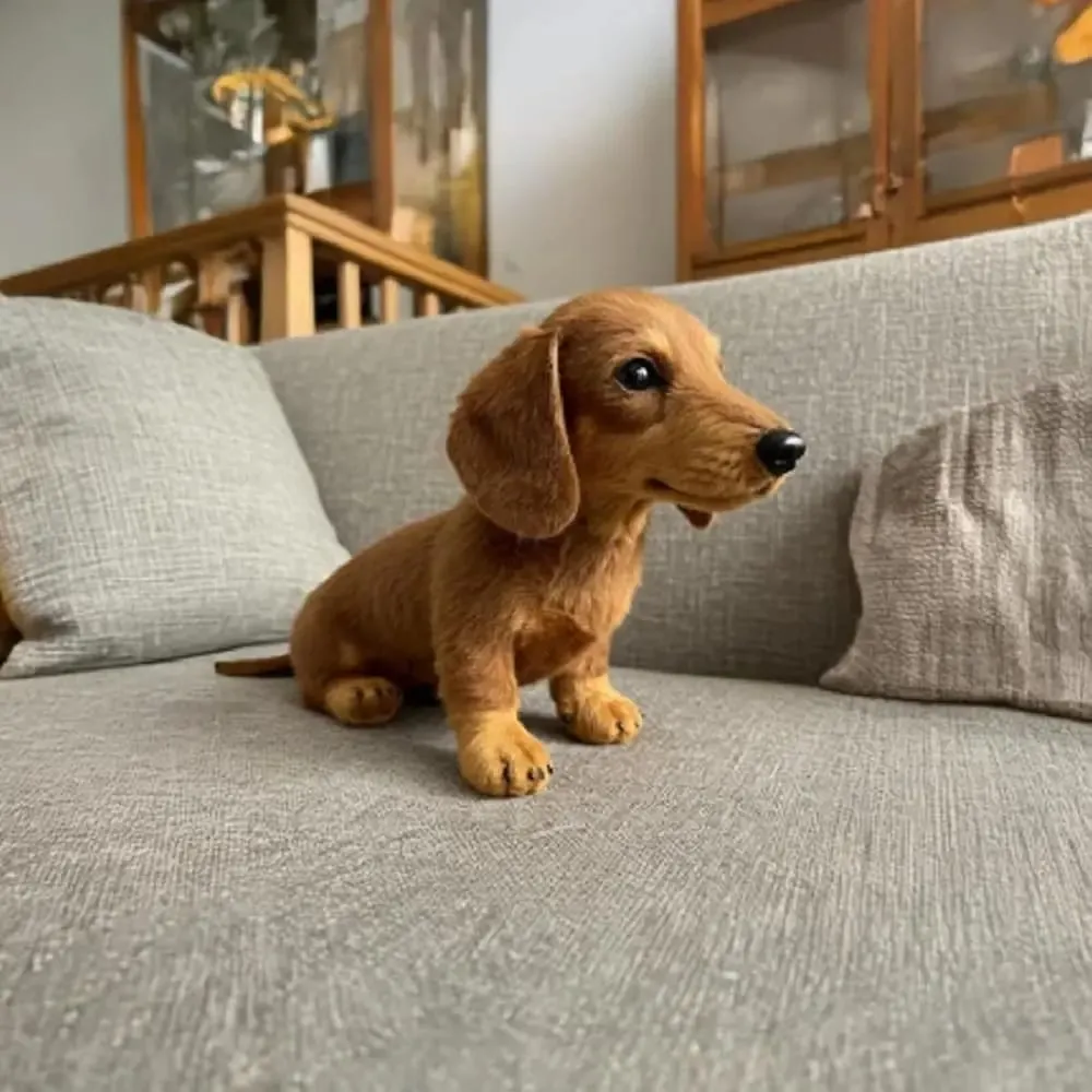 新しいデザインの柔らかい犬のかわいい自然な動きのシミュレーションを模倣する感情的なサポートのための現実的な枕 — image 4