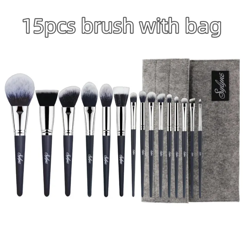 Sylyne Makeup Brush Set 15 Pieces Professional Make Up Brushes Kit