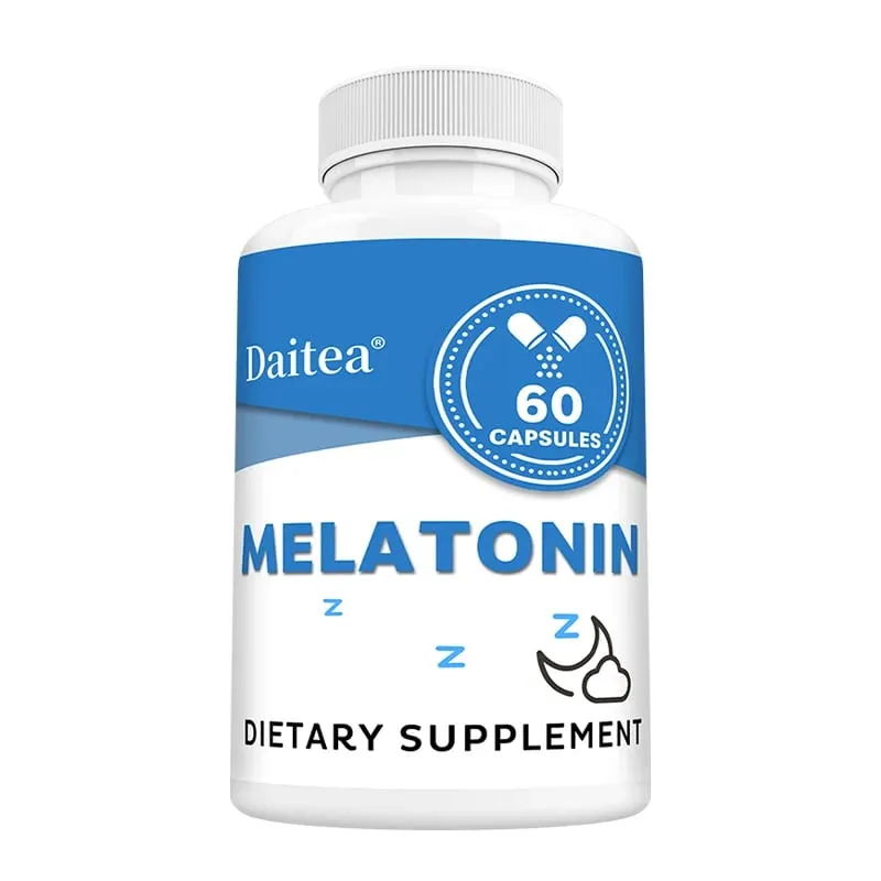 Kapsul Suplemen Melatonin 5 Mg - Sokongan Tidur Semulajadi Relaksasi dan Ketenangan Menggalakkan Kualiti Tidur — image 9