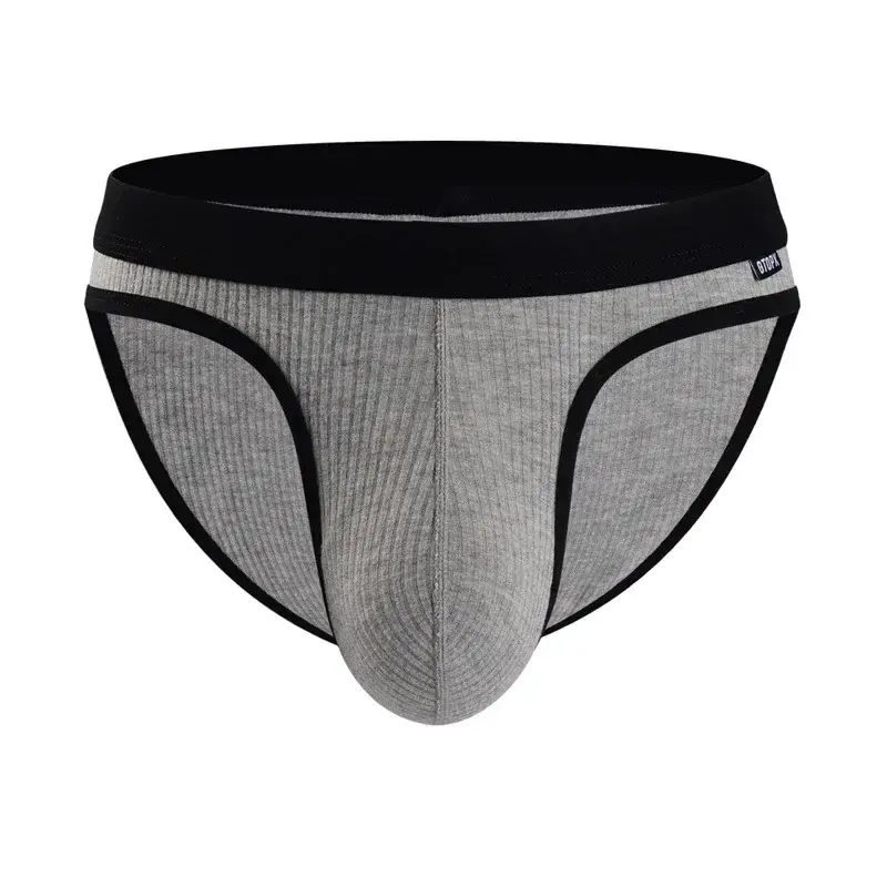 Herren-Unterwäsche, U-konvexe Beutel-Slips, atmungsaktiv, weich, elastisch, Low-Rise-Höschen für Männer, tägliche Dessous, 2er-Pack — image 25