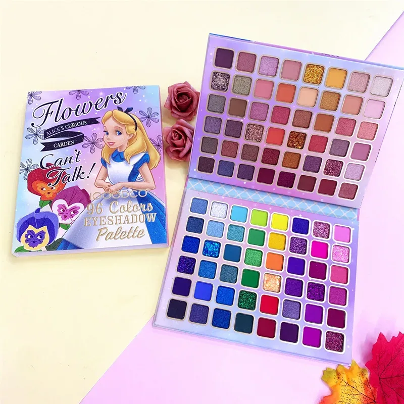 Butik 96 barev Deska očních stínů Shimmer Matte Flitrové oční stíny Colorful Stage Ball Dedicated Neon Paletka očních stínů Beauty — image 10