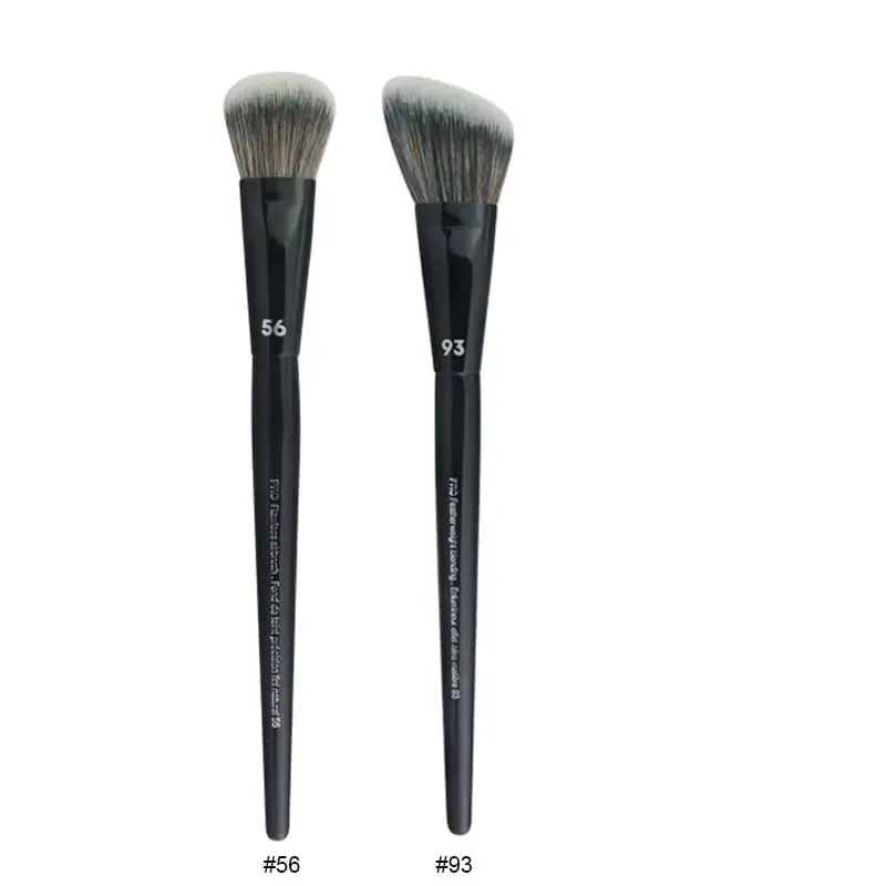 2pcs/set Pro Black Makeup Brushes Synthetic hair Powder Eye Shadow Smudge Highlight Foundation Airbrush Diffuser Make Up Brush — image 13