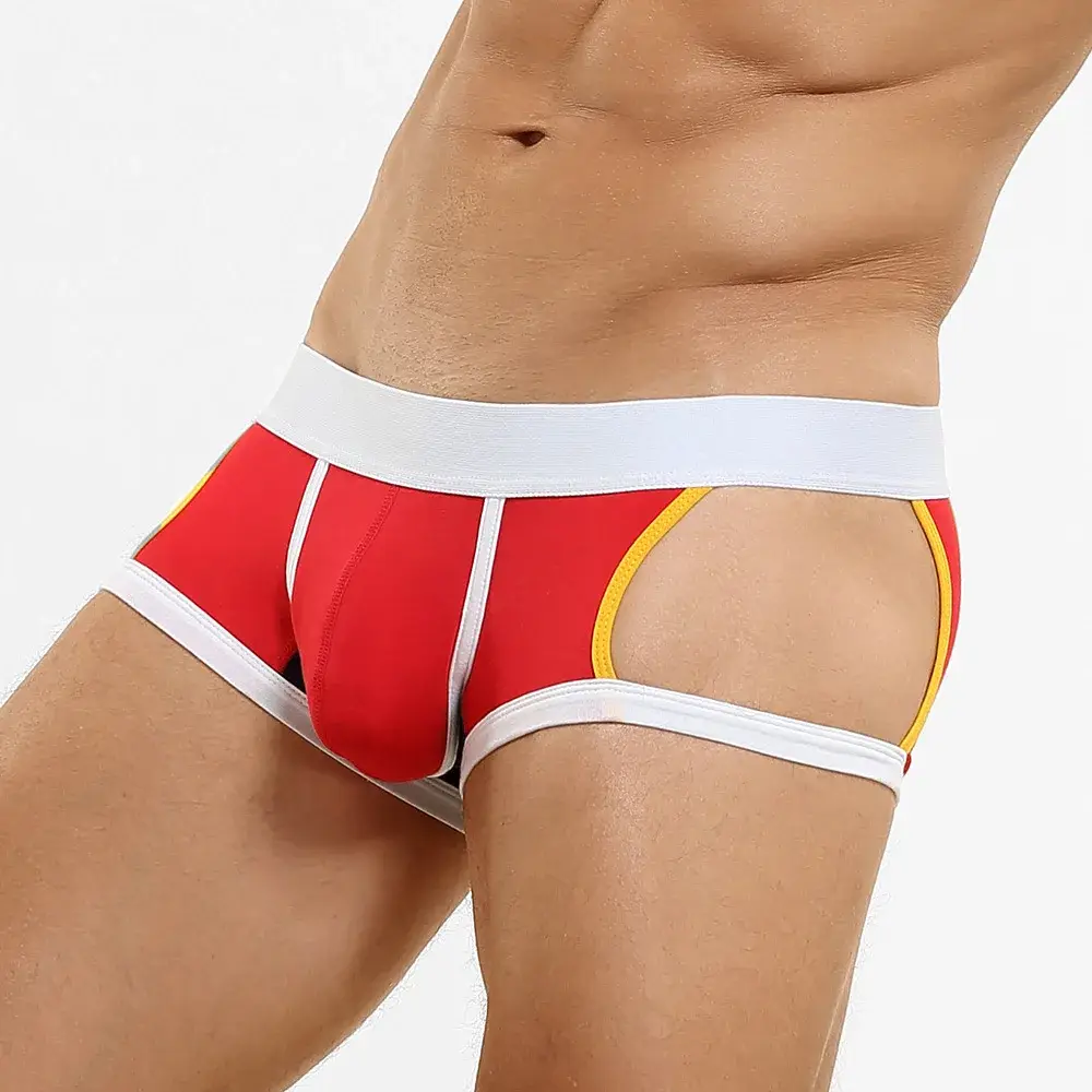 Slip plat taille basse en forme de U pour hommes, sous-vêtements tendance, Design léger, vêtements intérieurs confortables pour hommes — image 30