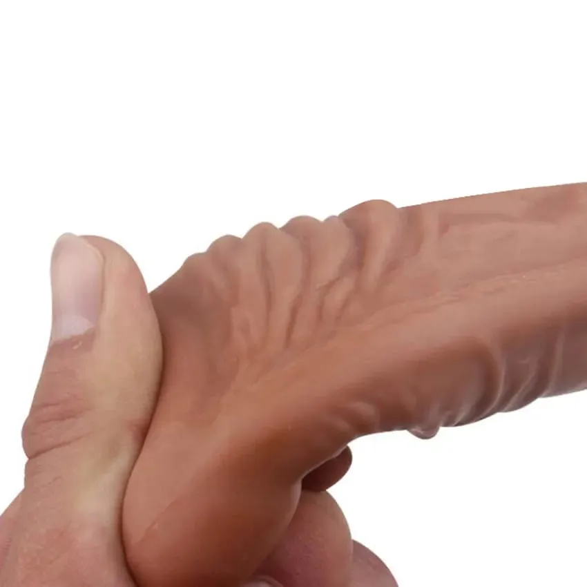 Realistic Penis Extension Cock Sleeve Reusable Silicone Penis Enlarger Delay Condoms For Men Dildo Enhancer Sex Toys — image 6