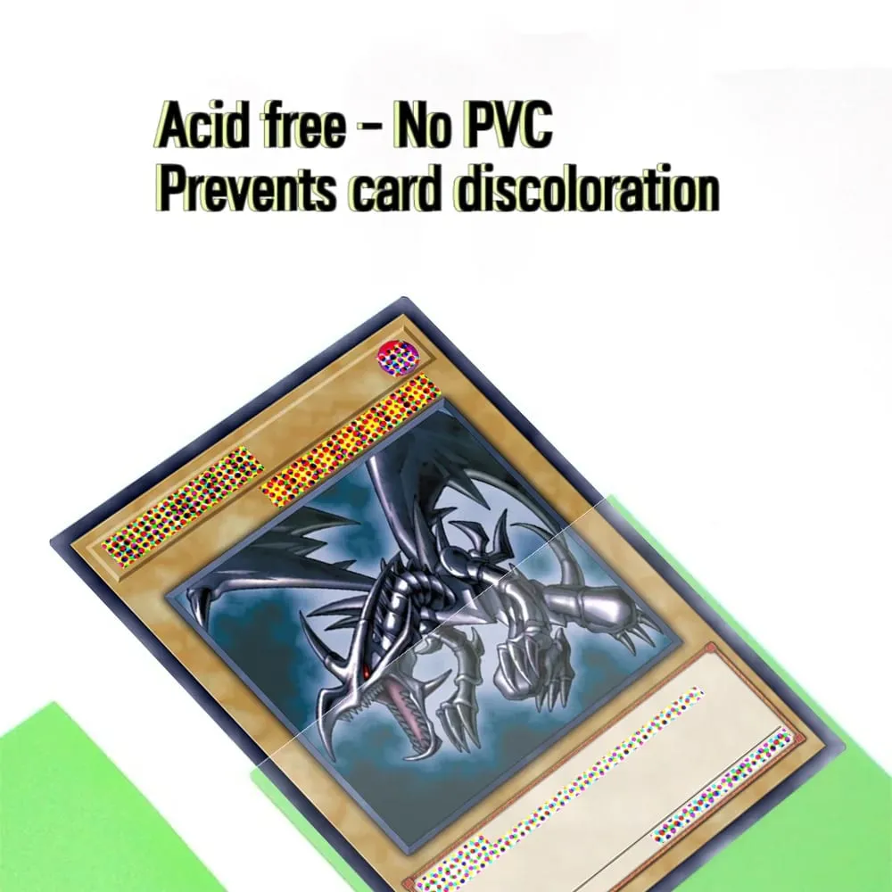 50 PCS 62x89mm Matte Formato giapponese Buste per carte Carte collezionabili con caricamento dall'alto Carta protettiva Giochi da tavolo per YGO — image 5