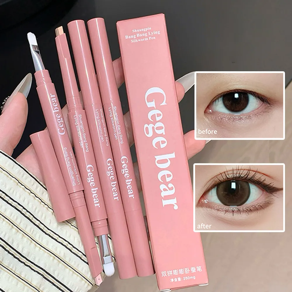 Gege Bear Dual-Tone Silkworm Pen 2-in-1 Highlight & Shadow per effetti naturali di lunga durata ed effetti 3D adatti ai principianti — image 2