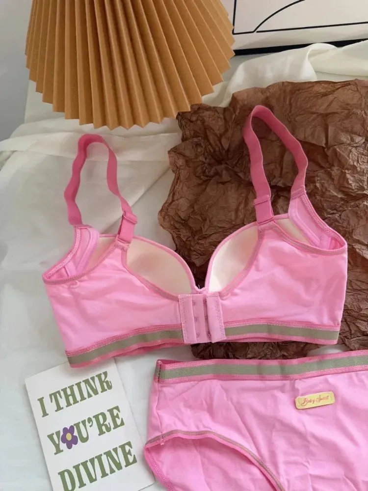 Dopamine Pink Plus Size Bra - Big Bust Lift | Anti-Sag Non-Trace Thin Lingerie Wireless Push Up Comfort Sexy Support — image 5