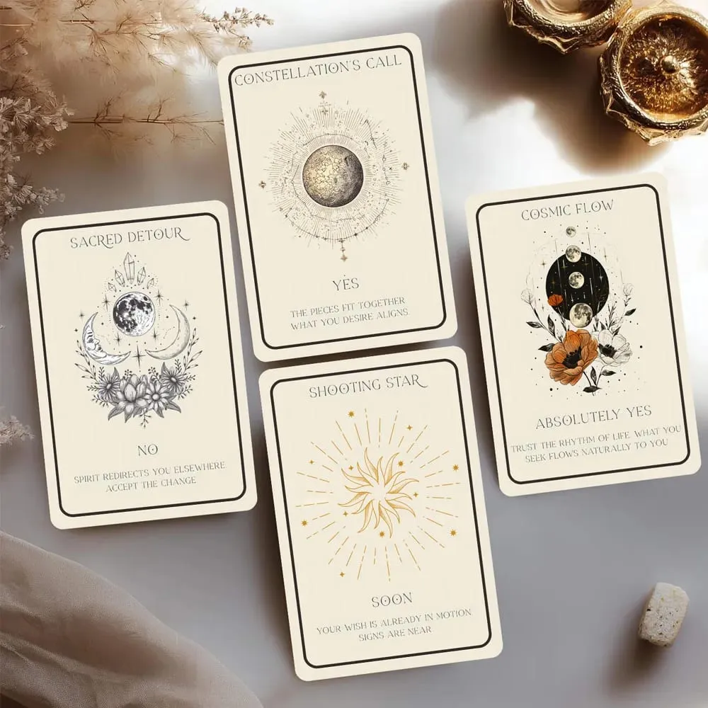 44 Card Deck 13x8 Celestial Oracle Cards Cosmic Guidance for Ultimate Personal Growth Card Game for Inspiration — image 5