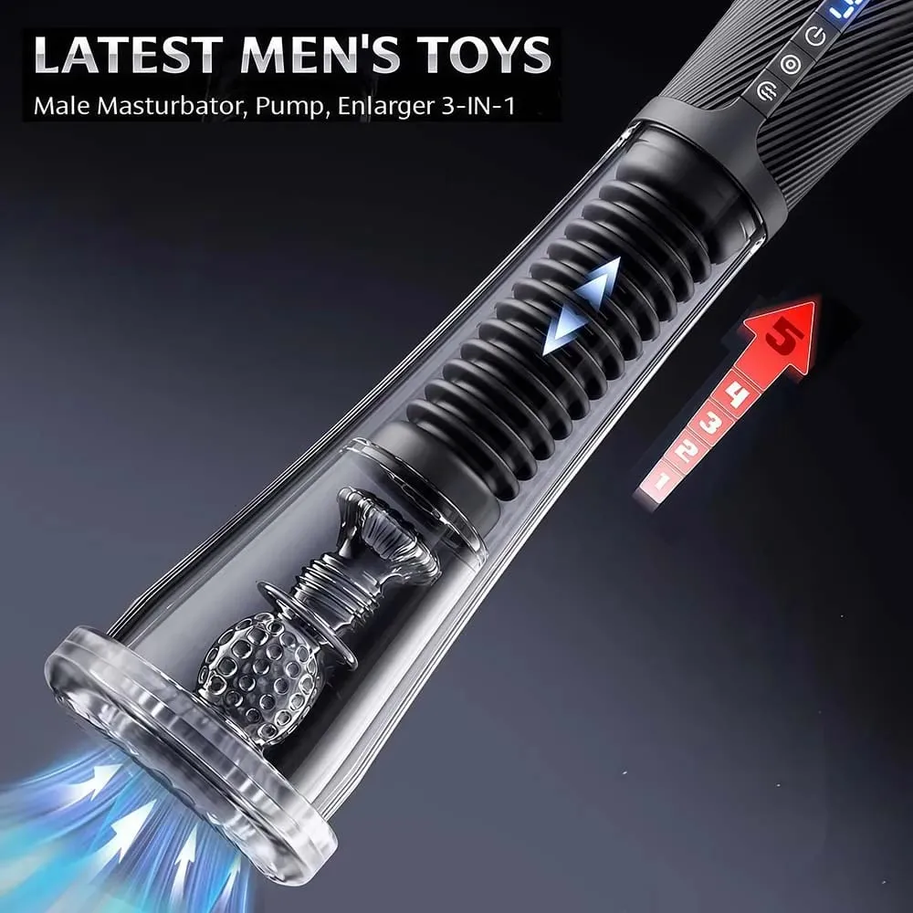 APP ควบคุมอวัยวะเพศชายปั๊มสำหรับชาย IPX7 กันน้ำชาย Masturbator ควบคุมอัตโนมัติดูดสูญญากาศเครื่องนวดสำหรับผู้ใหญ่ของเล่น — image 5