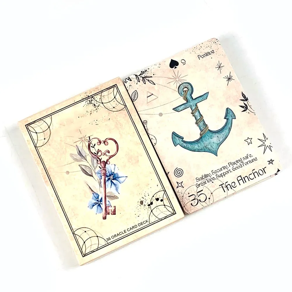 Heißverkauftes Oracle Cards-Brettspiel, englische Version, 36 Kartendeck, wunderschön illustriertes Fate Divination-Kartenspiel für die Familie — image 1