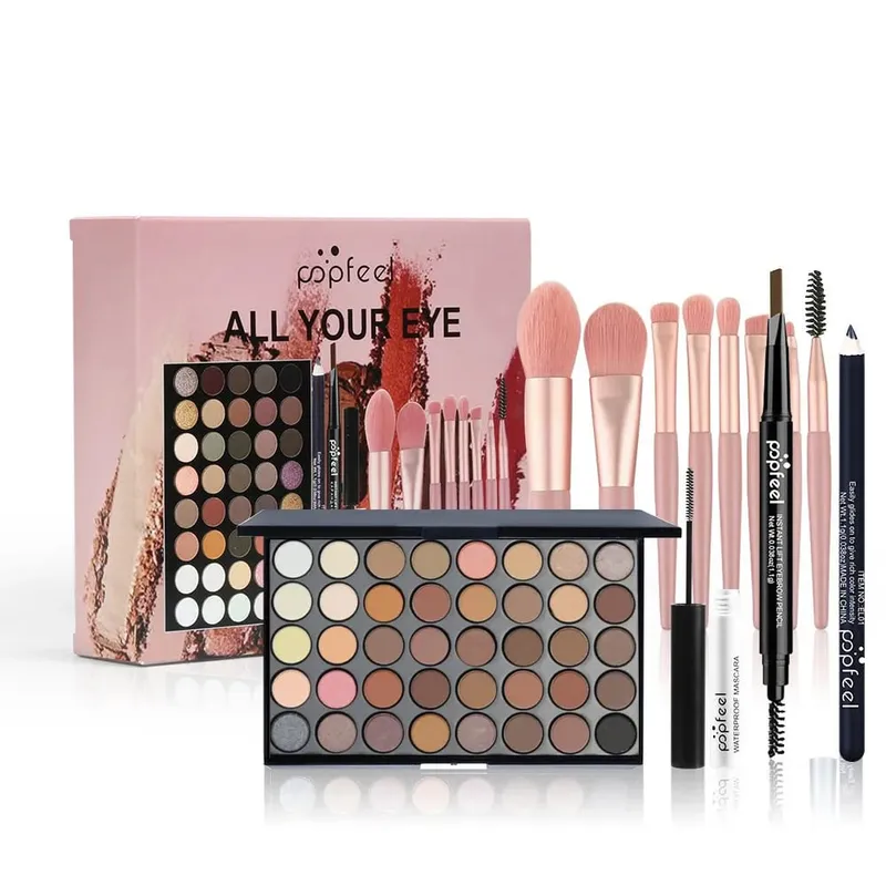 40-Farben-Lidschatten-Kombinationsset Anfänger-Make-up-Tools Perfekte Schönheitslösung Valentinstagsgeschenke