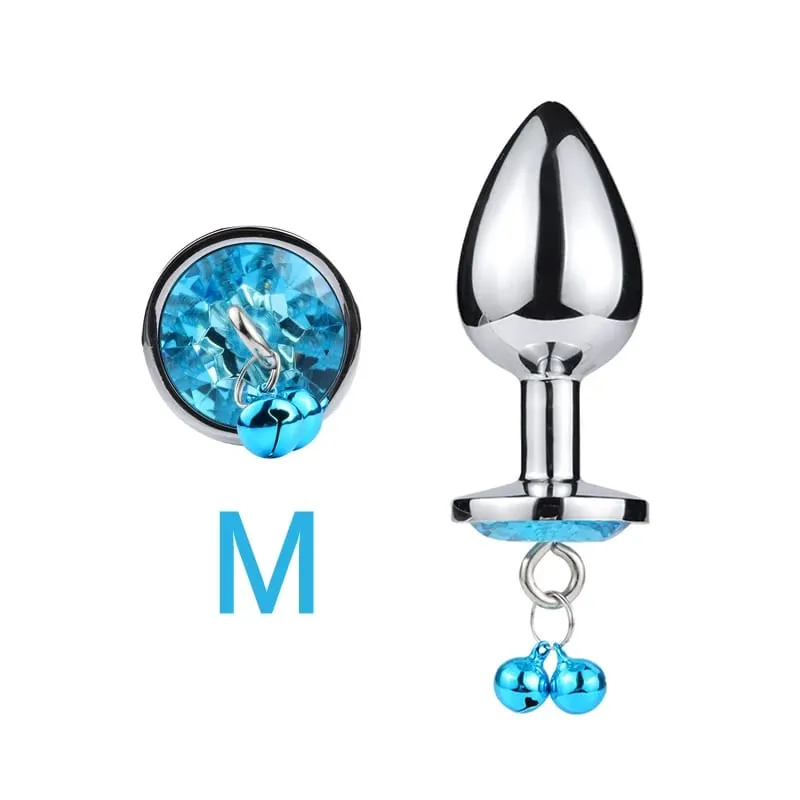 3 größen Metall Glocke-förmigen Anal Plug Traktion Kette Anal Massage Prostata Stimulation Massage Werkzeuge Erwachsene Sex Spielzeug Für paare — image 13
