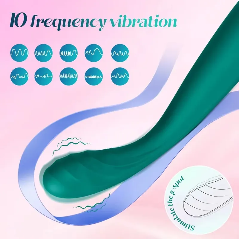 Vibromasseur de doigt puissant point G pour femme, masseur de vagin, gode stimulateur de Clitoris, jouets sexuels pour adultes pour femmes — image 2