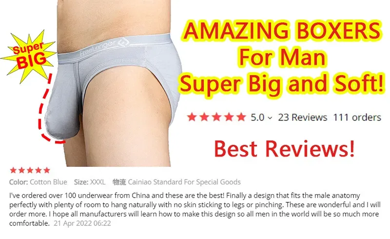 Man Breathable Underwear Penis Pouch Open Hole Boxer Sexy Comfortable Soft Underpants Lingerie Prolong Sex Time Improve Briefs — image 7