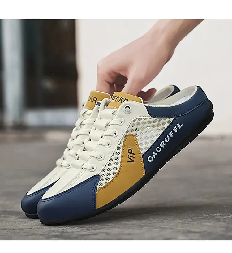 Slip-on casual da uomo: mezze pantofole durevoli, comode, traspiranti ed eleganti