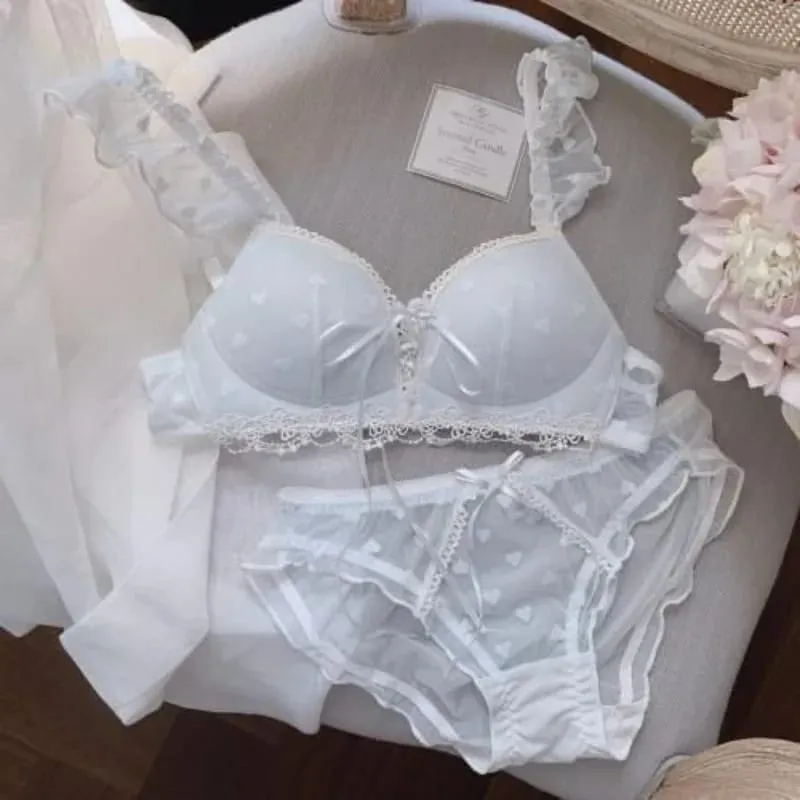 น่ารักสไตล์เยอรมันชุด Bralette ไร้สายลูกไม้การฝึกอบรม Bra สำหรับวัยรุ่น Sweet First Bra สำหรับหน้าอกขนาดเล็กสบายสาวชุดชั้นใน — image 4