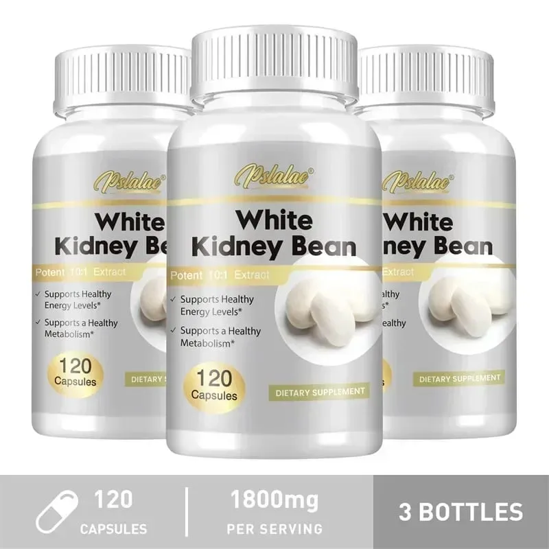White Kidney Bean Capsules - Antioxidants Supports Digestive Health Controls Appetite Boosts Metabolism Improves Energy Levels — image 11