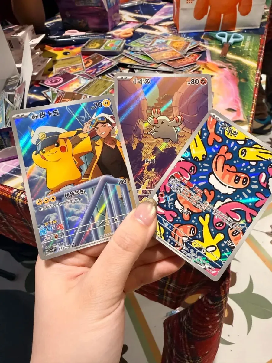 ในสต็อก 100% การ์ด Pokemon PTCG ต้นฉบับ Gem Pack Vol 5 จีนตัวย่อ Tcg Vol. กล่องของขวัญเกมการ์ด 5 ใบแพ็คอัญมณี 4 คอลเลกชัน — image 6
