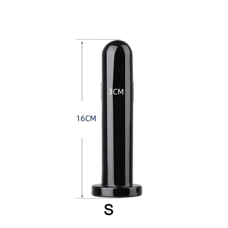 24.5 cm Uzun Şeffaf Jöle Pürüzsüz Yüzey Strapon Anal Yapay Penis Düz ButtPlug TPE Yapay Penis Anal Plug Samimi Seks çiftler için oyuncaklar — image 12
