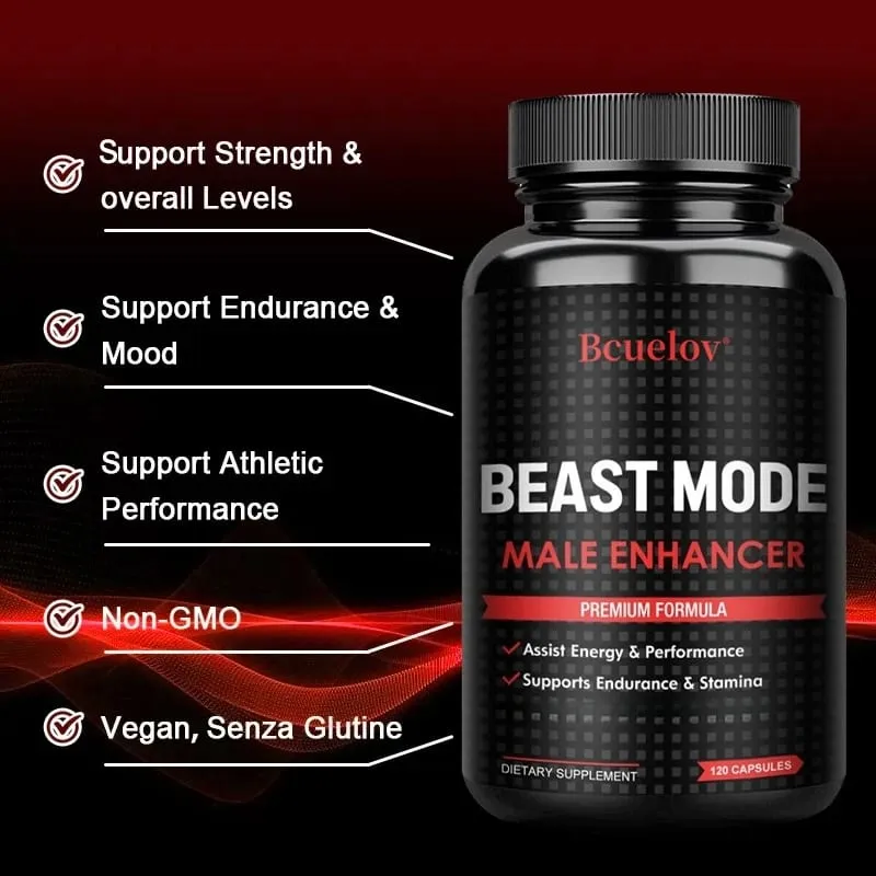 L-Arginine Capsules - Enhance Muscle Building Endurance Energy Boost Improve Men's Muscle Health Dietary Supplement NON-GMO — image 6