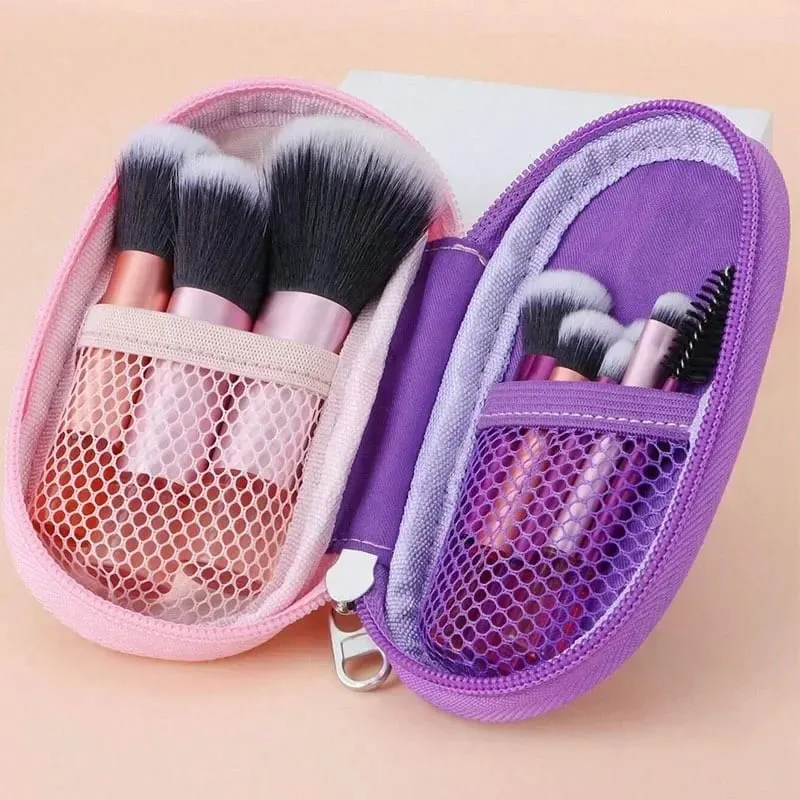 10 pezzi/borsa Mini set di pennelli per trucco ombretto in polvere fondotinta fard frullatore correttore strumenti per trucco di bellezza pennello professionale — image 1