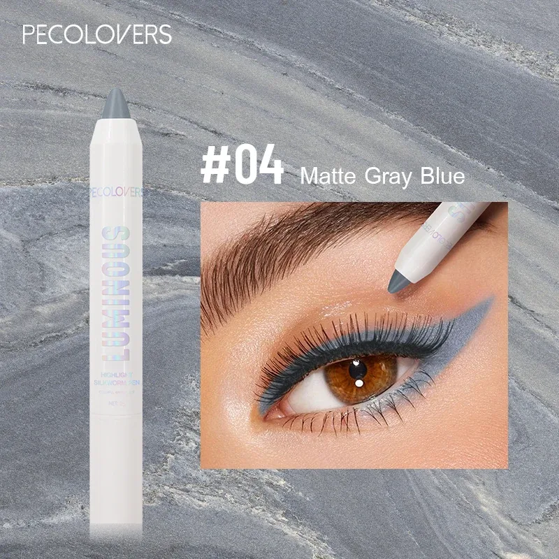 Long-lasting Brightening Highlighter Sparkling Eye Corner Lying Silk Pen Face Highlight and Eye Shadow Pearl White Gliter Pen — image 13
