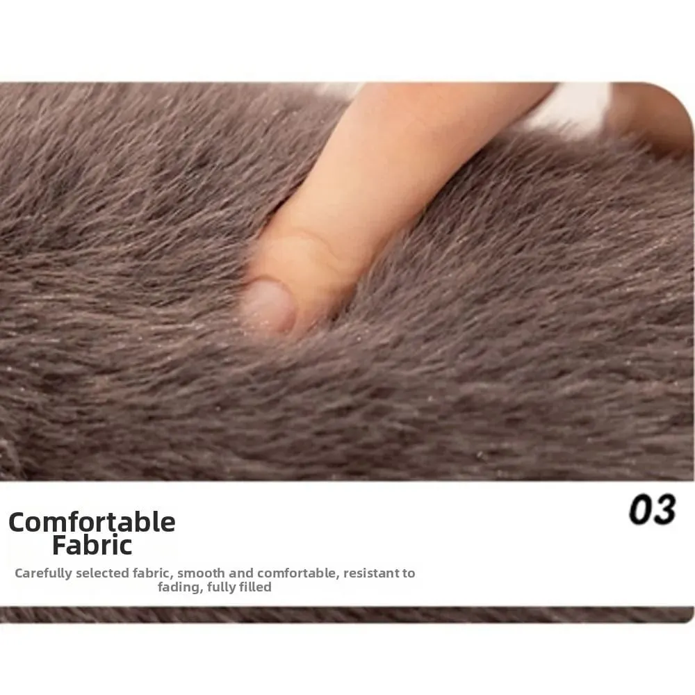 Oreiller en peluche de furet en peluche douce, Expression mignonne, coutures denses, Long coussin de furet, Texture moelleuse, jouet de furet en peluche, corps Long — image 3