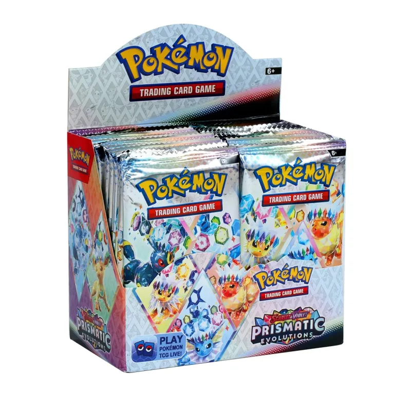 360 Cái/bộ Pokemon Thẻ Tiến Hóa MEGA Hỗn Loạn Tăng Hình Lăng Trụ Diễn Biến Đen Bu Lông Tiếng Anh Tăng Áp Trận Giao Dịch Thẻ — image 1