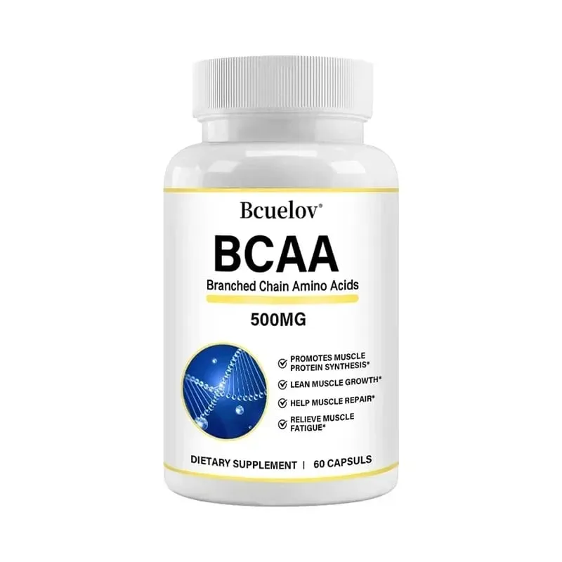 Supplement – Branched Chain Amino Acids Capsules – Enhance Strength and Energy Levels Increase Muscle Mass