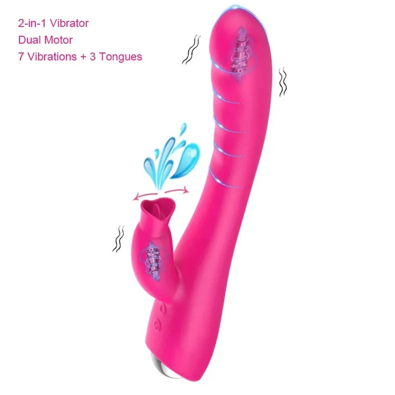 12 Speed G Spot Vibrator USB Rechargeable Powerful Dildo Rabbit Vibrator for Women Clitoris stimulation Massage Adult sex toys — image 10