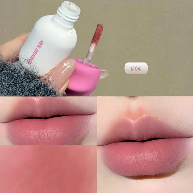 Herorange Soft Matte Lip Mud Tidak Mengeringkan Pakai Lama untuk Ulang-alik Harian dengan Harga Berpatutan — image 8